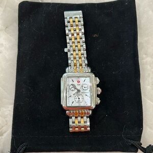 Michele Deco Two-Tone watch